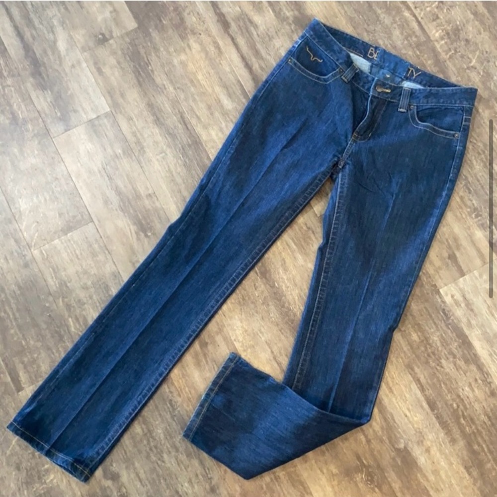 Kimes Ranch Betty boot cut jeans size 8 altered
